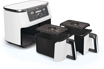 Ninja Foodi tvöfaldur lofsteikingarpottur Hvítur Air Fryer