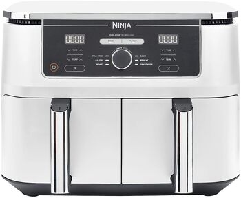 Ninja Foodi tvöfaldur lofsteikingarpottur Hvítur Air Fryer