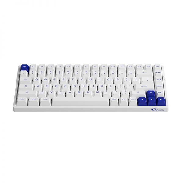 AKKO Blue on White 3084B Plus þráðlaust lyklaborð  - CS Jelly Pink 