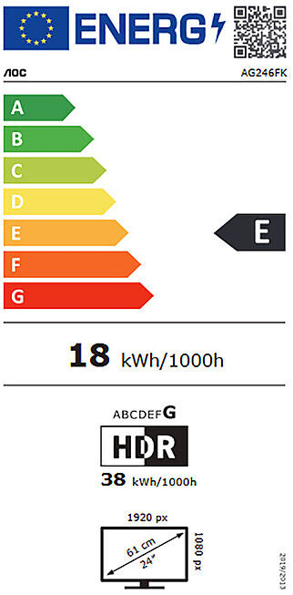AOC Agon 24" AG246FK leikjaskjár