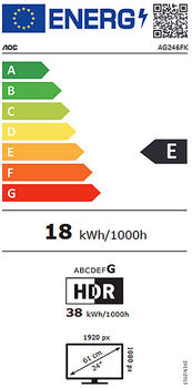 AOC Agon 24" AG246FK leikjaskjár