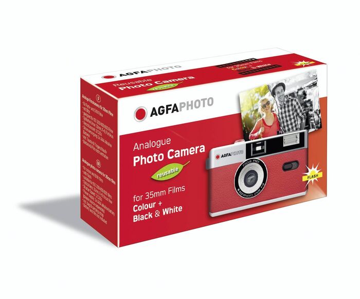 Agfaphoto 35mm myndavél - Rauð