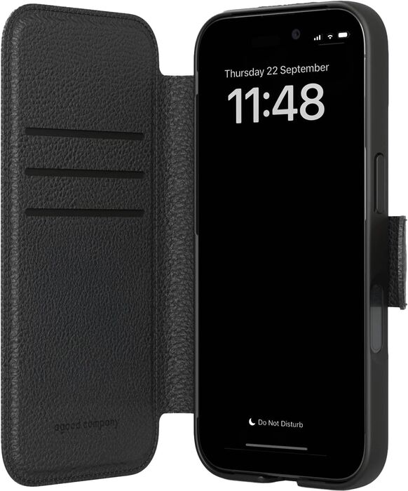 aGood iPhone 17 símaveski - svart