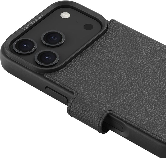 aGood iPhone 17 Pro símaveski - svart