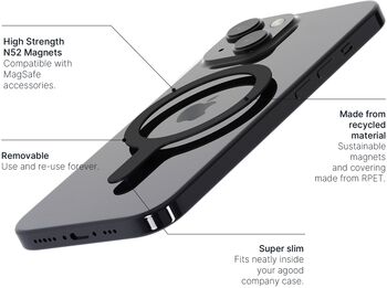 aGood MagSafe hringur - Svartur