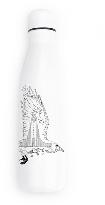 Agood 500ml vatnsflaska - Hallgrímskirkja Fugl