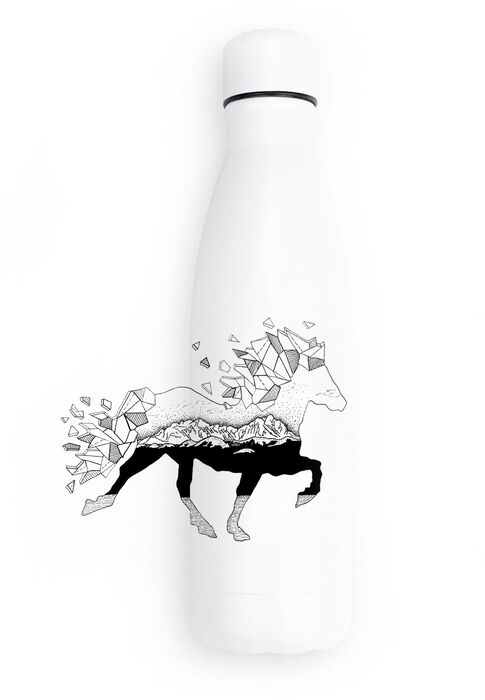 Product image not available for Agood 500ml vatnsflaska - Hestur / Vesturhorn