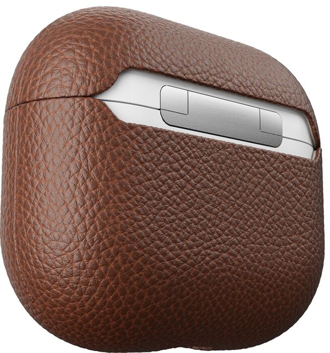 KeyBudz PodSkinz Artisan AirPods 3 leðurhulstur - Brúnt