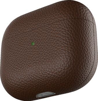 KeyBudz PodSkinz Artisan AirPods 3 leðurhulstur - Brúnt