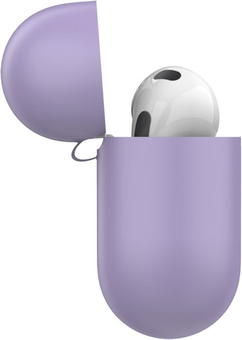 KeyBudz PodSkinz Elevate Series AirPods 3 sílikonhulstur - Fjólublátt