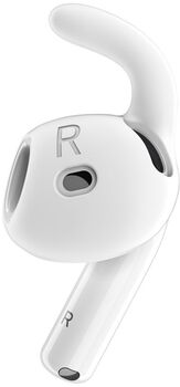 Keybudz Earbuddy krókar fyrir Airpods 4. kynslóð - Hvítir