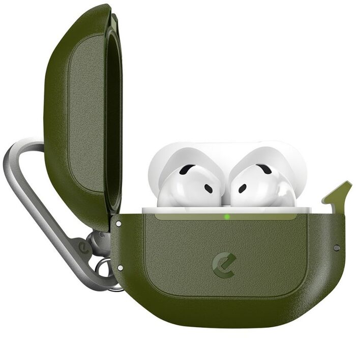 Keybudz ElementProof hulstur fyrir Airpods 4 - Grænt