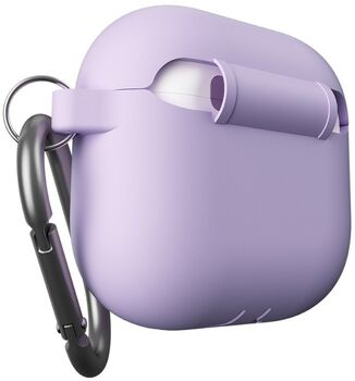 Keybudz sílikonhulstur fyrir AirPods 4 - Fjólublátt