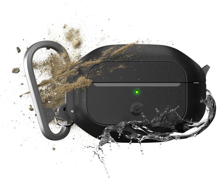 Keybudz ElementProof hulstur fyrir Airpods Pro 2 - Svart