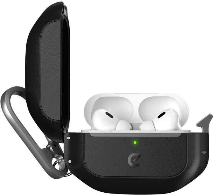 Keybudz ElementProof hulstur fyrir Airpods Pro 2 - Svart
