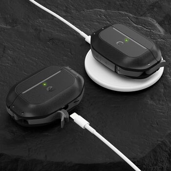 Keybudz ElementProof hulstur fyrir Airpods Pro 2 - Svart