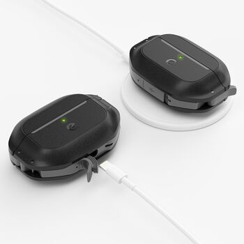 Keybudz ElementProof hulstur fyrir Airpods Pro 2 - Svart