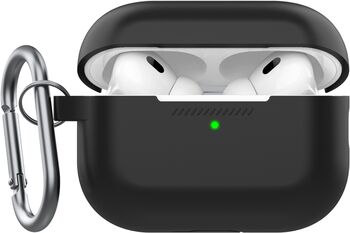 KeyBudz Elevate Series AirPods Pro sílikonhulstur - Svart 