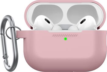 KeyBudz Elevate Series AirPods Pro sílikonhulstur - Bleikt 