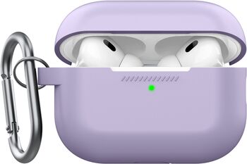 KeyBudz Elevate Series AirPods Pro sílikonhulstur - Fjólublátt 