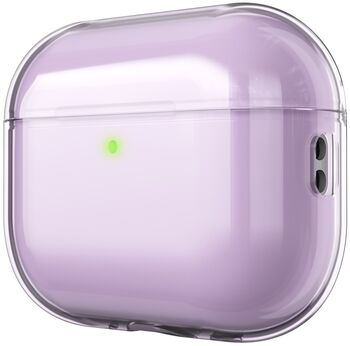 KeyBudz Jelly AirPods Pro 3 sílikonhulstur - Fjólublátt