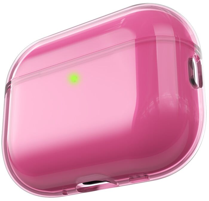 KeyBudz Jelly AirPods Pro 3 sílikonhulstur - Bleikt