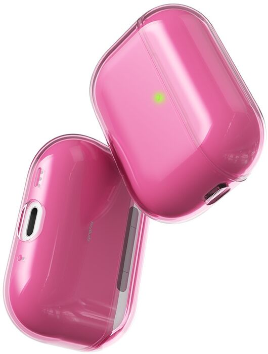 KeyBudz Jelly AirPods Pro 3 sílikonhulstur - Bleikt