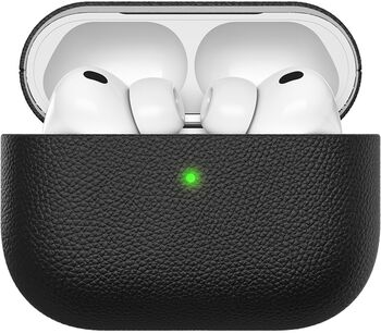KeyBudz Artisan AirPods Pro 3 leðurhulstur - Svart