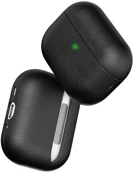 KeyBudz Artisan AirPods Pro 3 leðurhulstur - Svart