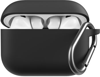 KeyBudz Elevate AirPods Pro 3 sílikonhulstur - Svart