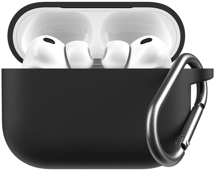 KeyBudz Elevate AirPods Pro 3 sílikonhulstur - Svart