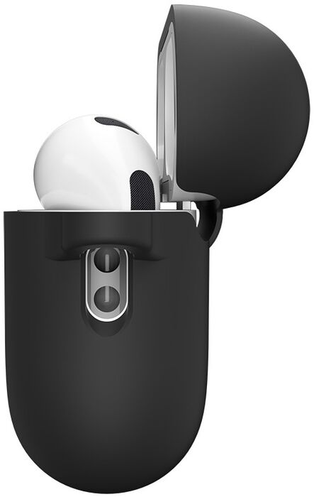 KeyBudz Elevate AirPods Pro 3 sílikonhulstur - Svart