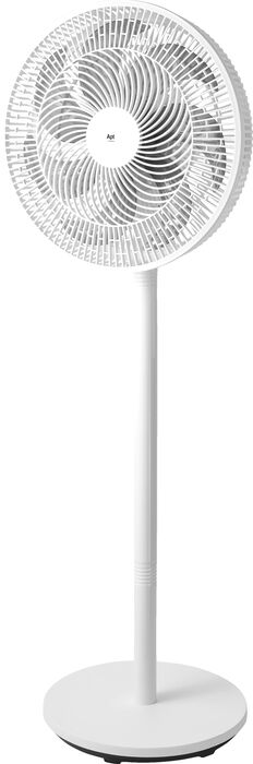 Apt borð og gólfvifta 14" - Hvít