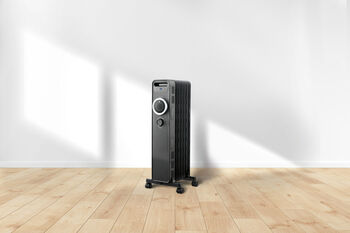 Apt Therma olífylltur rafmagnsofn 1000 W - Svartur