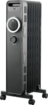 Apt Therma olífylltur rafmagnsofn 1000 W - Svartur