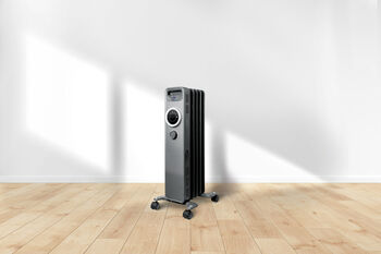 Apt Therma olífylltur rafmagnsofn 2000 W - Grár