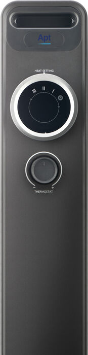 Apt Therma olífylltur rafmagnsofn 1500 W - Svartur