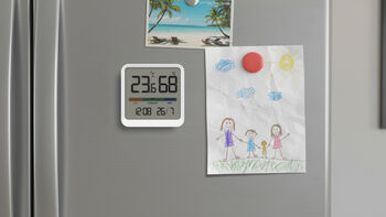 Apt hita- og rakamælir - Hvítur