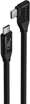 Satechi USB-C 240W snúra með 90° horni - 1 meter