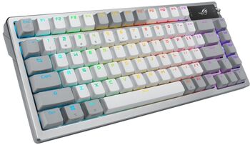 Asus ROG Azoth þráðlaust leikjalyklaborð - Moonlight hvítt