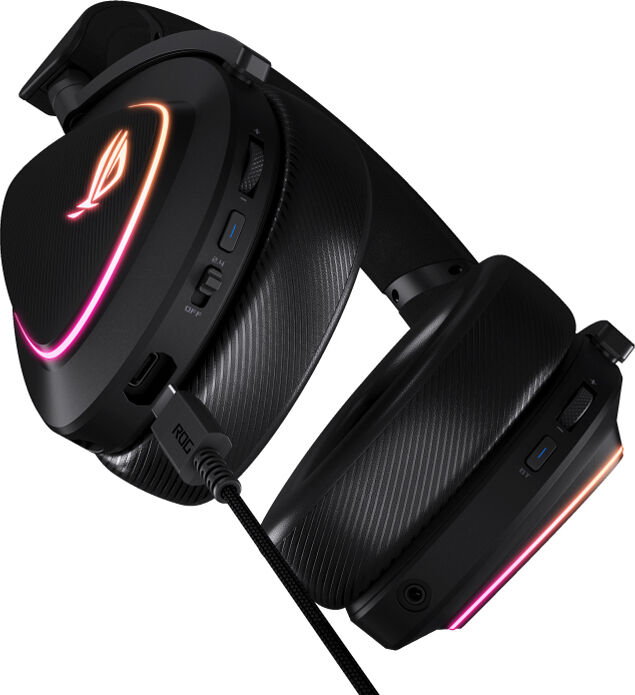 Asus ROG Delta II þráðlaus leikjaheyrnartól - Svört