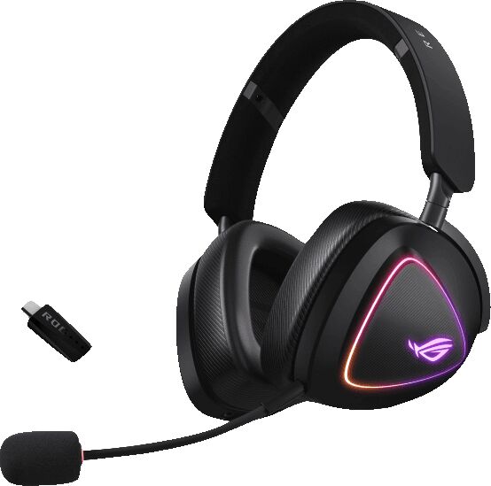 Asus ROG Delta II þráðlaus leikjaheyrnartól - Svört