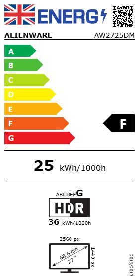 Alienware 27" AW2725DM leikjaskjár