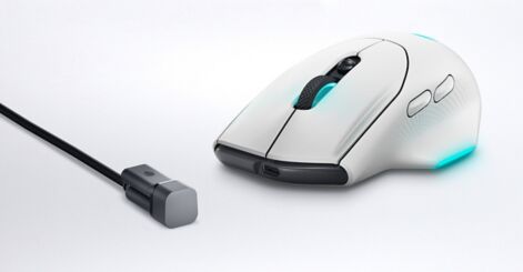 Alienware 620M þráðlaus leikjamús - Hvít