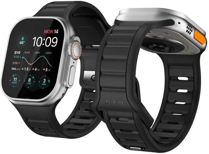 Keybudz Journey ól fyrir Apple Watch 44/45/49 mm  - Svört