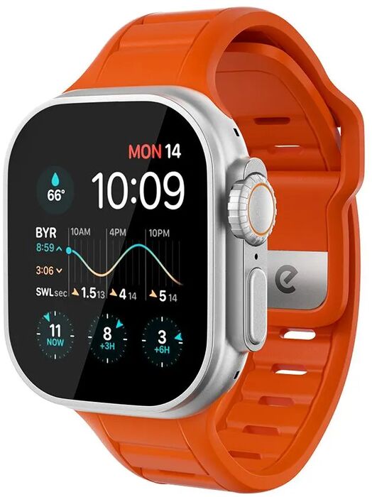 Keybudz Journey ól fyrir Apple Watch 44/45/49 mm  - Appelsínugul