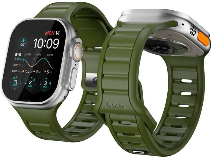Keybudz Journey ól fyrir Apple Watch 44/45/49 mm  - Græn