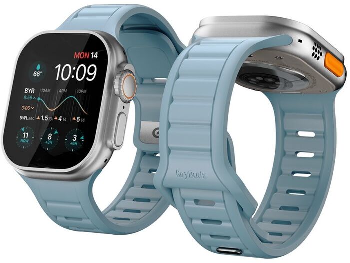 Keybudz Journey ól fyrir Apple Watch 44/45/49 - Ljósblá
