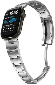 Keybudz Journey ól fyrir Apple Watch 44/45/46/49 mm - Stál