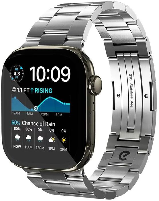 Keybudz Journey ól fyrir Apple Watch 44/45/46/49 mm - Stál